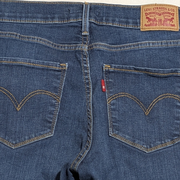 Levi's 720 High Rise Super Skinny Blue Jeans - Picture 5 of 11